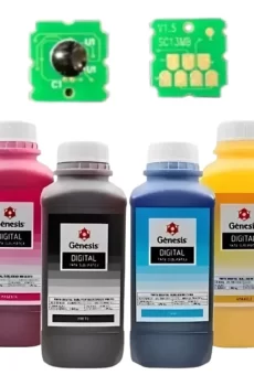 Kit de tinta sublimatica Gênesis + Chip caixa de manutenção T3170